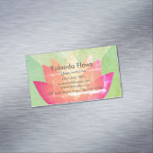 愛らしい蓮の花 マグネット名刺 (インサイチュ)