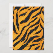 愛らしい虎の赤ちゃんのバレンタインデーのカード シーズンカード (裏面)