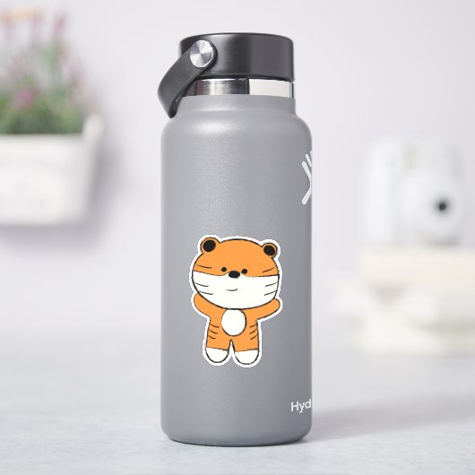 愛らしい虎 シール (HydroFlask)