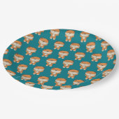 愛らしい虎 ペーパープレート (アングル)