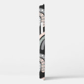 愛らしい虹の継ぎ目のない模様のトレンディースカンジ Case-Mate iPhoneケース (裏面 / 右)