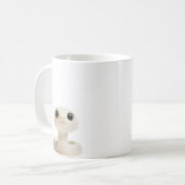 愛らしい蛇のマグカップ コーヒーマグカップ (正面左)