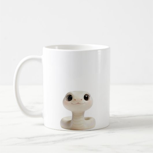 愛らしい蛇のマグカップ コーヒーマグカップ (左)
