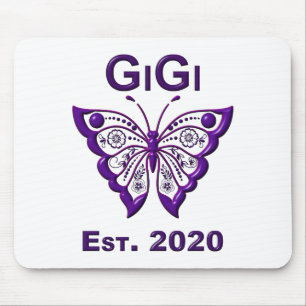 愛らしい蝶ギギ"Est 2020" マウスパッド