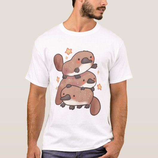 愛らしい血小板スタック Tシャツ (正面)