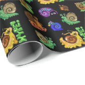 愛らしい誇大広告！カタツムリの感情 ラッピングペーパー (ロールコーナー)