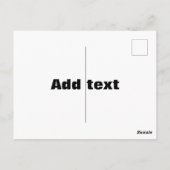 愛らしい誕生日のリス ポストカード (裏面)