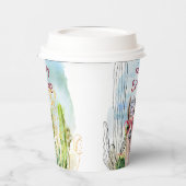 愛らしい誕生日ラマ 紙コップ (左)