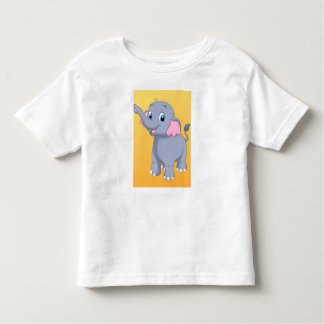 "愛らしい象のチャーム：幼児ティー" トドラーTシャツ