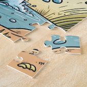 愛らしい象の名前ジグソーパズル ジグソーパズル (側面)