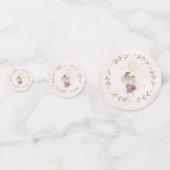 愛らしい象 |ボタニカルボホベイビーシャワー コンフェッティ (正面)