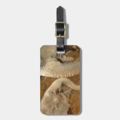 愛らしい象 ラゲッジタグ (正面縦)