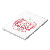 愛らしい贈り物(先生) ノートパッド (回転)