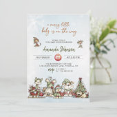 愛らしい赤ちゃんがもうすぐやってくる 招待状 (スタンド正面)