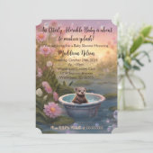 愛らしい赤ちゃんシャワー 招待状 (スタンド正面)