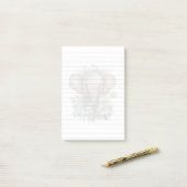 愛らしい赤ちゃん象 3M Post-it® ノート ポストイット (デスク上)