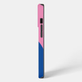 愛らしい赤ちゃん青の鳥 iPhoneケース (左側面)