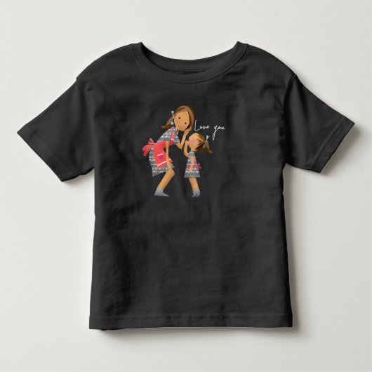 愛らしい赤ちゃん トドラーTシャツ (正面)