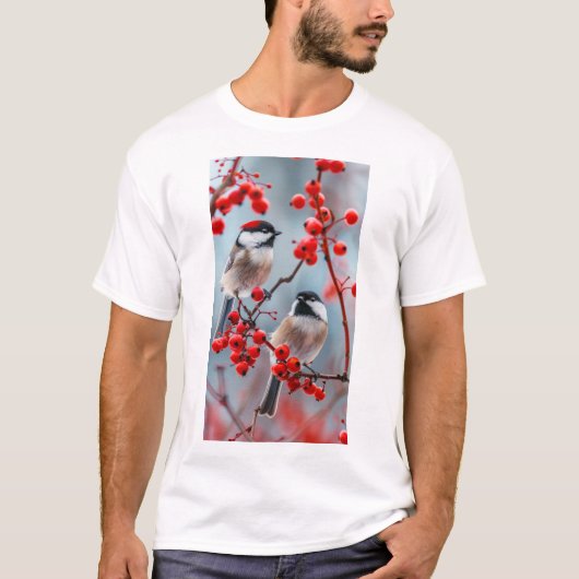 愛らしい赤毛《鳥》アメリカゴガラTシャツ Tシャツ (正面)