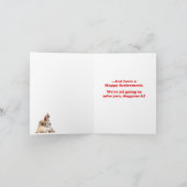 愛らしい退職カード – ペットの同僚 カード (内部)