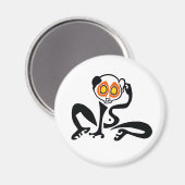 愛らしい遅いロリス – 霊長類 – 野生生物 マグネット (正面/裏面)