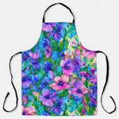 愛らしい野生のバラ エプロン (正面)