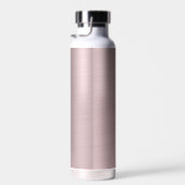 愛らしい銅と金ゴールドの背景 ウォーターボトル (右面)