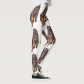 愛らしい長毛のドイツの羊飼いの子犬 レギンス (右)