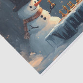 愛らしい雪だるまとペ遊ンギン 薄葉紙 (詳細)