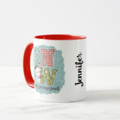 愛らしい雪だるまマグ マグカップ (正面左)