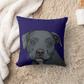 愛らしい青いステフィー クッション (ブランケット)