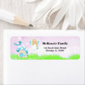 愛らしい青い妖精 ラベル (インサイチュ)