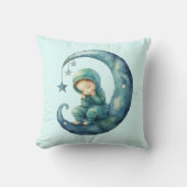 愛らしい青い枕のベビーコーナー クッション (正面)