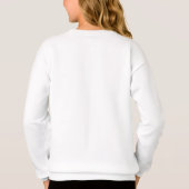 愛らしい青カスタムい体操スウェットシャツ Tシャツ (裏面)