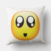 愛らしい顔文字 クッション (裏面)