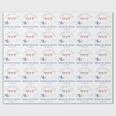 愛らしい飛行機どのようにタイムフライ最初の誕生日 ラッピングペーパー (フラット)