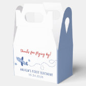 愛らしい飛行機どのようにタイムフライ誕生日パーティー フェイバーボックス (オープン)