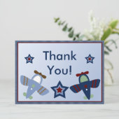 愛らしい飛行機/アビエーターサンキューカード サンキューカード (スタンド正面)