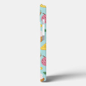 愛らしい食品アイテムイラストレーションパターン Case-Mate iPhoneケース (裏面 / 左)