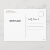 愛らしい高地の牛ふくらはぎメリークリスマスへモー シーズンポストカード (裏面)