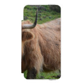 愛らしい高地牛 INCIPIO iPhoneウォレットケース (フォリオ 正面)