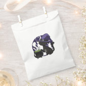 愛らしい魔女黒猫 フェイバーバッグ (クリップ留めされた状態)