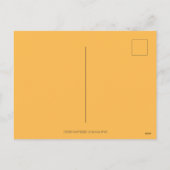 愛らしい魔女、ネコと彼女のペット、こうもりケージ、ハロウィン シーズンポストカード (裏面)