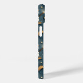 愛らしい魔法使い猫の本と星のパターン Case-Mate iPhoneケース (裏面 / 右)