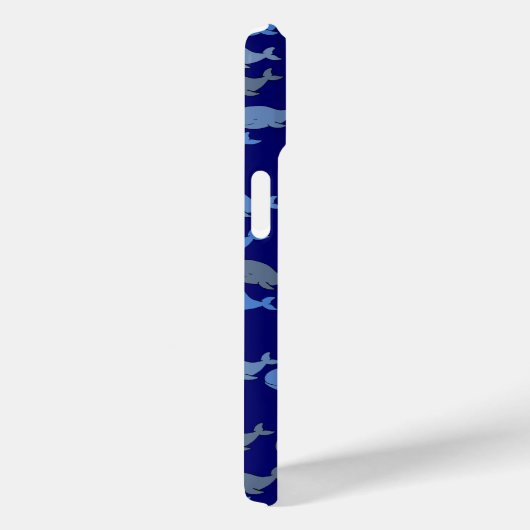 愛らしい鯨の柄 Case-Mate iPhoneケース (裏面 / 右)