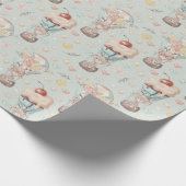 愛らしい鹿のラッピング紙 ラッピングペーパー (角)