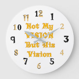 愛らしい黄金のヴィジョンクロックダイヤル ラージ壁時計