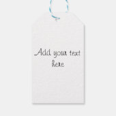 愛らしい黒猫とゴールデンハート ギフトタグ (裏面)