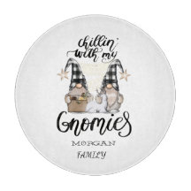 愛らしい かわいい ノーム 黒 バッファロー プリント