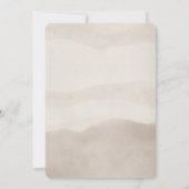 愛らしい かわいい 赤ちゃん ハリネズミ ベビーシャワー 招待状 (裏面)